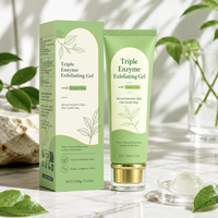 Gel Exfoliant Aqua Peel Triple Enzyme au Thé Vert Marque Blanche – Exfoliant Doux pour le Visage, Éliminateur de Peaux Mortes, Papain, Niacinamide, OEM