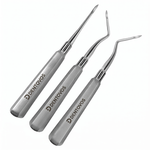 เครื่องมือถอนรากฟัน Dentovos Hiedbrink Root Tip Pick Elevator รุ่นพรีเมียม ทำจากเหล็กกล้าไร้สนิม 420 ผิวขัดด้านเคลือบพลาสมา สำหรับดึงเศษรากฟัน - Product Image 1