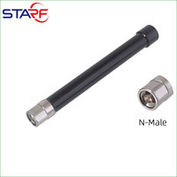 Antena Omnidireccional 4G LTE para Exteriores, Impermeable, de Fibra de Vidrio FRP y Acero Inoxidable, Conector Macho Tipo N, 700-2700Mhz, para Base