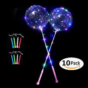 Ballons LED Bobo transparents, ballons lumineux LED, ballons transparents lumineux avec guirlandes lumineuses pour fête, anniversaire, mariage - Product Image 2