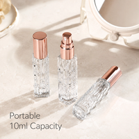 Flacons de parfum en verre 10ml 15ml avec vaporisateur diffuseur, rechargeables, bouchon à vis en aluminium, pour huiles essentielles et parfums – En stock