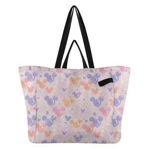 Nueva Llegada, Bolsas de Compras Reutilizables de Lona con Diseño Personalizado de Marca de Lujo Hawaiana, Bolsas de Viaje, Bolsa de Compras Impermeable - Product Image 1