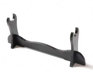 ขาตั้งโต๊ะแบบหรูหราเคลือบสีดำสำหรับดาบคาตานะหรือวากิซาชิที่วางโชว์โต๊ะดาบ - Product Image 1