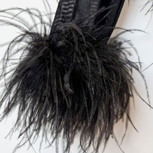 Weshallo personalizzato di lusso in maglia traspirante <span class=keywords><strong>pelliccia</strong></span> Top ritagliato in vera <span class=keywords><strong>pelliccia</strong></span> di struzzo per le donne - Product Image 4