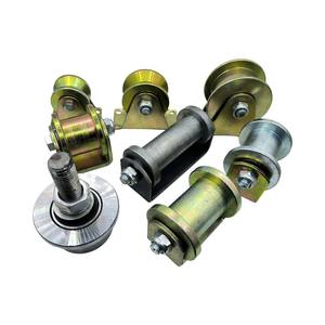 Roue à gorge en acier en U/V/H/T <span class=keywords><strong>pour</strong></span> <span class=keywords><strong>porte</strong></span> <span class=keywords><strong>coulissante</strong></span>, roulement d'angle avec bande de roulement extra-durcissée, vente en gros du fabricant - Product Image 6