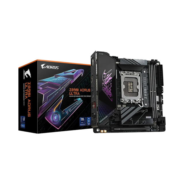 GIGABYTE Z890I AORUS Ultra Core (Series 2) LGA1851 Mini-ITX DDR5 AGP 2X M.2 PCIe 5.0 Thunderbolt 4 WIFI7 2.5GbE LAN New 128GB