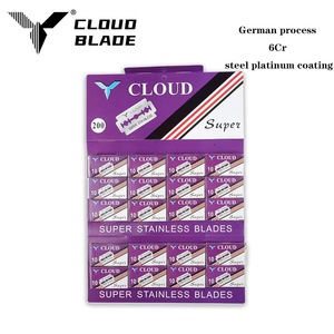 Lâminas de Barbear de Segurança de Aço Inoxidável Sueco CLOUD com Dupla Face para Homens - Pacote com 100 Unidades - Product Image 6