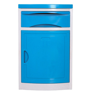 Meubles de chambre d'hôpital Table de chevet médicale en plastique ABS avec roulettes - Product Image 2