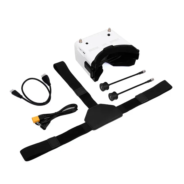 Hawkeye 5.8G FPV Goggles 5CH 5.8GHz Band 10KM Transmission 155°Lens for FPV Racing Competition HD Goggles Broadcast Mode