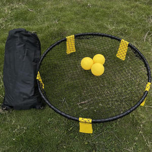 Ensemble de tournoi de <span class=keywords><strong>roundnet</strong></span> réglable pour l'extérieur, jeu de volley-ball de plage, jeu de rebond de spike, jeu de slam ball pour la cour, les sports et les divertissements de plage - Product Image 6