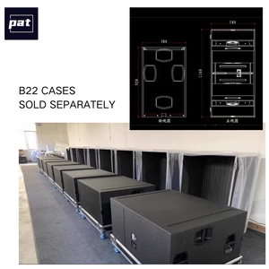 Pat B22-Sub doppio 18 pollici lungo escursione professionale passivo Subwoofer clacson Design per eventi musicali all'aperto - Product Image 6