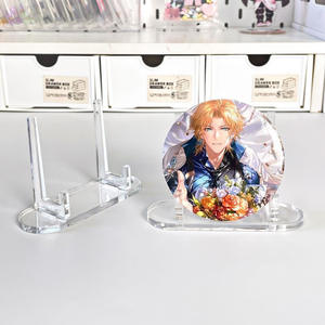 Expositor de Figuras Acrílico Transparente Baji, Estilo Art Deco, Pulido, Independiente, Fácil de Montar - Product Image 1
