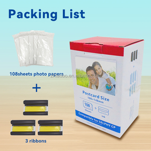 Papel Fotográfico Brillante Selphy Kp108in Compatible con <span class=keywords><strong>Canon</strong></span>, 4" x 6'', para <span class=keywords><strong>Canon</strong></span> <span class=keywords><strong>CP1300</strong></span> CP1500 CP1200 CP1000 - Product Image 2