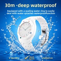 Jam Tangan Kuarsa Tahan Air Mewah dan Sederhana; Desain Berbentuk Oktagonal dengan Casing Karet; Tahan Air hingga 30M; Set Jam Tangan Gaya Santai Wanita