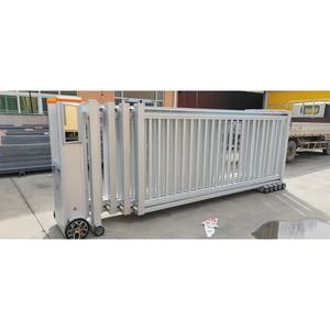 <span class=keywords><strong>Portail</strong></span> Coulissant Sectionnel Électrique Automatique Résidentiel et Industriel, Conception Anti-Vol et de Sécurité, Design Moderne, Finition Poudrée, pour Villa, École, Parc - Product Image 6