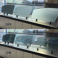 Película Inteligente para Ventanas con Tecnología PDLC de 12V, Privacidad, Aislamiento Térmico, Bloqueo UV, Transparente/Opaca, Control Remoto