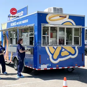 Mobiele Pizza Snel Gebruikt Food Truck Volledig Uitgeruste Kruidenfabriek Vrachtwagens Met Volledige Keuken Te Koop