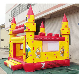 Château gonflable commercial léger en PVC pour enfants, avec souffleur, en bâche PVC 0,55 mm, garantie 3 ans - Product Image 2