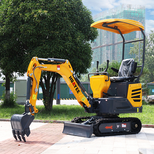 Mini-excavatrice hydraulique d'occasion de 1,2 tonne, robuste, avec livraison gratuite, certifiée CE EPA, pour travaux agricoles, sur chenilles - Product Image 4