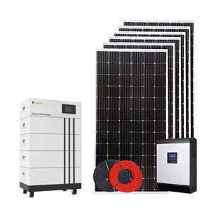 Ensemble complet de système d'éclairage solaire 5KV ensemble complet de système solaire avec système de panneaux solaires hors réseau <span class=keywords><strong>Betry</strong></span> pour la maison 3KW 5KW 10KW - Product Image 5