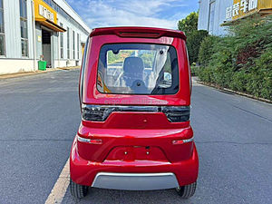 Elektrische stadsauto 3-zits EV7 EEC-certificaat 45 km/u max. snelheid linksgestuurd straatlegaal microvoertuig EU hydraulische schijfremmen - Product Image 4