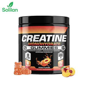 Gomitas Pre-Entrenamiento con BCAA de Durazno, Nutrición Deportiva, Creatina Monohidratada para Aumentar de Peso, Dosis para Adultos No Embarazadas, Dulces de Goma - Product Image 3