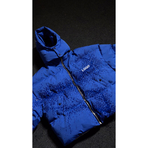 Giacca invernale da uomo in piuma d'oca calda, stile canadese, parka antivento alla moda per esterni con cappuccio in pelliccia - Product Image 1