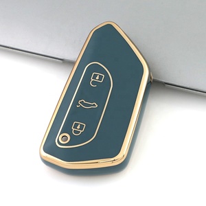 Cubierta de llave de coche Golden Line para VW Golf 8, cubierta de llave de TPU para Skoda Octavia A8 MK4 Mk8 2020 <span class=keywords><strong>2021</strong></span> <span class=keywords><strong>seat</strong></span> <span class=keywords><strong>leon</strong></span> Mk4 Cupra Formentor - Product Image 3