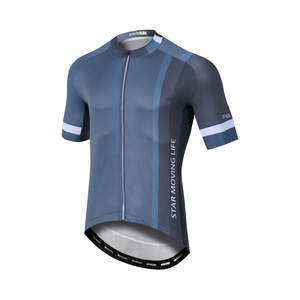Maillot de cyclisme unisexe grande taille, imprimé intégral, anti-UV, ultra-léger, en maille respirante, avec logo personnalisé, manches courtes, pour l'été et les activités de plein air - Product Image 1