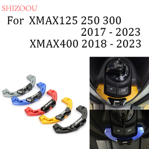 Accessoires de moto CNC pour <span class=keywords><strong>Yamaha</strong></span> <span class=keywords><strong>Xmax</strong></span> <span class=keywords><strong>125</strong></span> 250 300 400 couvercle de verrouillage de commutateur d'allumage couvercle de verrouillage de porte électrique couvercle décoratif - Product Image 2