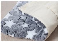 Couverture de lit pour animaux de compagnie HIPHOPPET BSCI personnalisée, chaude et moelleuse pour l'hiver, pour chiens et chats, épaisse, lavable, avec un imprimé mignon, en polaire, tapis de couchage