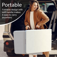 Tables pliantes portables robustes résistantes aux intempéries en plastique blanc de 6 pieds avec système de verrouillage antidérapant pour le camping en plein air