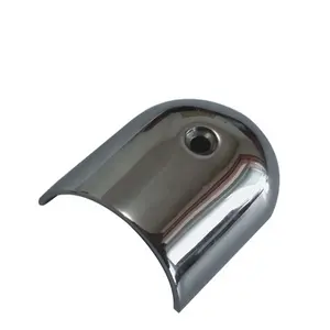 Stainless Steel 316 Boat Fineline End Cap 58mmx48mmx19mm