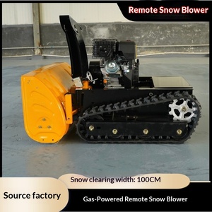 Nouvelle déneigeuse à chenilles télécommandée intelligente sans fil à essence, exportation immédiate - Product Image 3