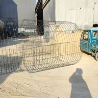 Machine de formage automatique pour les cages de fil de renfort de tuyaux de drainage en béton, équipement de soudage pour les systèmes de drainage de ponceaux
