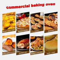 3 Decks 6 Bakplaten Aanpasbare Multifunctionele Commerciële Ingebouwde Bakkerijoven Grote Capaciteit Brood- en Taartbakmachine Gasoven
