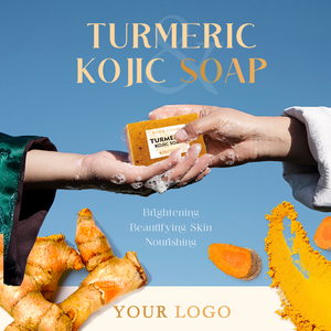 Meistverkaufte Organische Natürliche Zitronen-Kurkuma-Kojisäure-Seife Reduziert Dunkle Flecken Kurkuma-Seife zur Hautaufhellung - Product Image 2