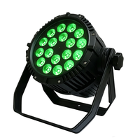 Projecteur LED PAR AOPU Super Lumineux 18x10W RGBWA UV Étanche IP65 pour Scène Extérieure