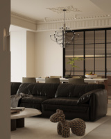 Nexus : Dessins Uniques Personnalisés, Grand Plan de Maison, Rendu 3D Minimaliste de Plain-Pied, Plan de Construction pour Villa de Luxe