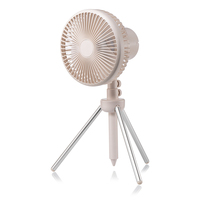 Fernbedienung Stativ Rotierender Tragbarer 10000mAh Powerbank LED-Laterne China USB-Ventilatoren Wiederaufladbarer Rotierender Ventilator Wandmontage
