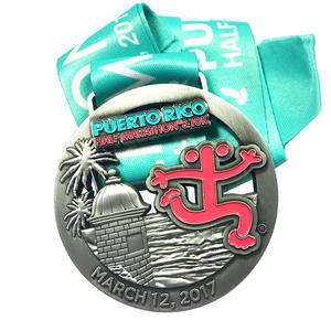 专业制造商 高品质金属3D马拉松运动奖牌 定制奖章 奖牌 - Product Image 1