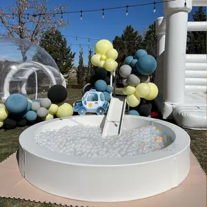商业户外派对piscina de pelotas软游戏设备透明球坑球