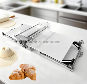 Laminoir à pâte électrique pour pâtisserie et rouleau de fondant, laminoir à pâte réversible à épaisseur réglable pour pâte feuilletée et fondant - Product Image 5