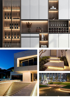 Vente en gros, bande cob 5v, 5mm, 320led/m, pas de zone sombre, bande flexible cob led, lumière pour plafond intérieur, décoration linéaire