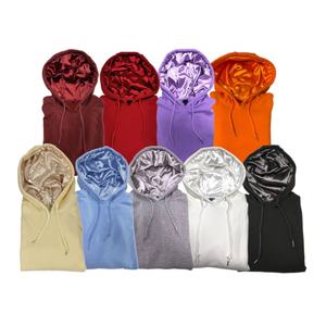 Sudadera con Capucha Extra Grande de Moda Personalizada 100% Algodón para Mujer, con Forro de Satén y Capucha de Seda - Product Image 2