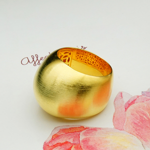Anillo Geométrico de Banda Ancha Lisa, Oro Blanco Sólido de 18K, Acabado Satinado Cepillado, Diseño Minimalista, Unisex, Uso Diario - Product Image 6