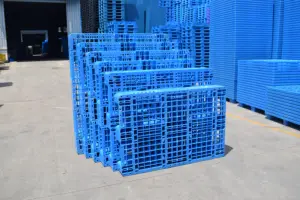 Palete de plástico para armazém industrial de paletes HDPE recicláveis de vários tamanhos e pesados para venda