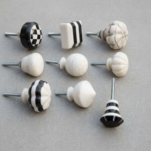 High Selling Multicolor Animal Bone Inlay Eco-Friendly Cabinet <b>Knobs</b> <b>for</b> Kitchen Bathroom <b>Dresser</b>-Modern Design Home Office - Product Image 1