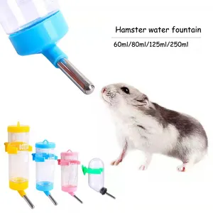 Rundkopf Hamster Wasser flasche Vakuum auslaufs icher Biss sicher Kaninchen Totoro Trinkwasser flasche Kunststoff Hamster Spender