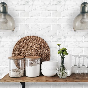 Funlife — autocollant <span class=keywords><strong>pour</strong></span> la <span class=keywords><strong>douche</strong></span>, de salle de bain, carreaux épais, écorce et bâton, dosseret de cuisine - Product Image 6